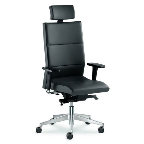 Fauteuil de direction contemporain - LASER  - LD Seating s.r.o. - en nylon / avec repose-tête / à hauteur réglable