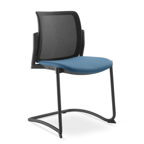 Chaise de conférence contemporaine - SWING - LD Seating s.r.o. - d'intérieur / en résille / avec piètement en acier à revêtement par poudre