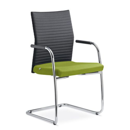 Chaise de conférence contemporaine - ELEMENT - LD Seating s.r.o. - d'intérieur / en tissu / avec piètement en acier