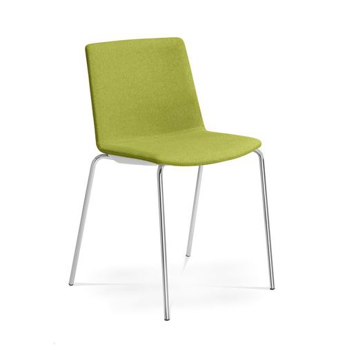 Chaise de conférence contemporaine - SKY FRESH  - LD Seating s.r.o. - d'intérieur / en tissu / avec piètement en acier chromé
