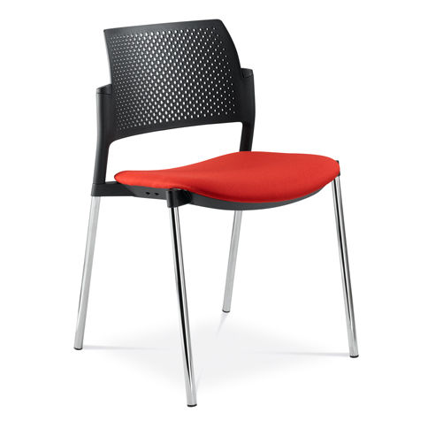 Chaise de conférence contemporaine - DREAM + - LD Seating s.r.o. - d'intérieur / en tissu / en plastique