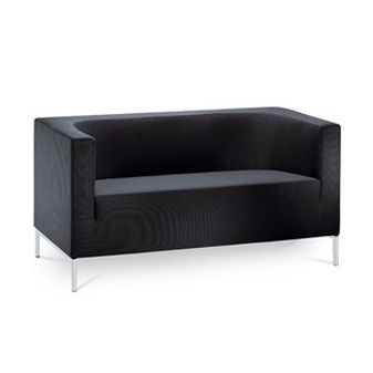 Canapé contemporain - KUBIK/2 - LD Seating s.r.o. - noir / 2 places