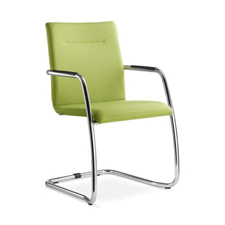 Chaise de conférence contemporaine - STREAM - LD Seating s.r.o. - d'intérieur / en tissu / avec piètement en acier