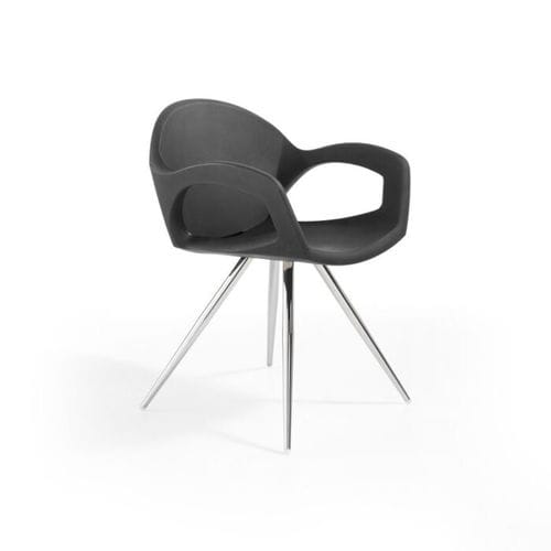 Chaise contemporaine - Pepper Spider  - PF Stile Srl - d'intérieur / en polyéthylène / avec piètement en acier