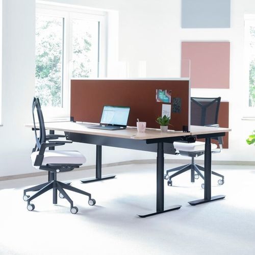 Séparateur de bureau sur bureau - DECATO - PREFORM GmbH - en tissu / de protection / acoustique