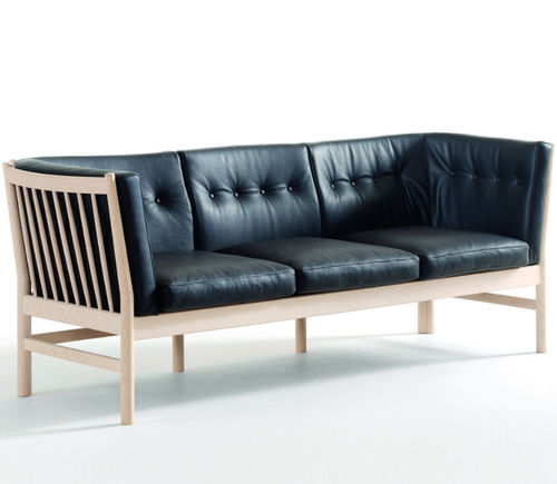 Canapé contemporain - KADETT & KADETT DE LUXE - Skipper Furniture AB - en tissu / en cuir / noir