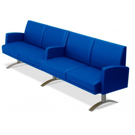 Sièges sur poutre en tissu - UFO - Skipper Furniture AB - 4 places / multiplace