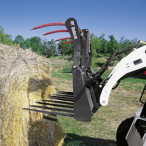 Grappin hydraulique - BOBCAT - à 4 dents / à bois