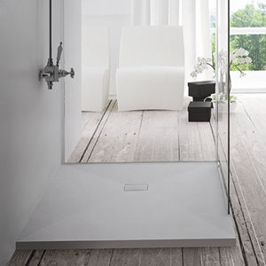 Receveur de douche rectangulaire - CENTURIA  - mcbath - Moldcom Composites - à poser / à fleur de sol / extra plat