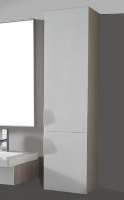 Meuble de salle de bain contemporain - BARENTS - mcbath - Moldcom Composites - en chêne / mural