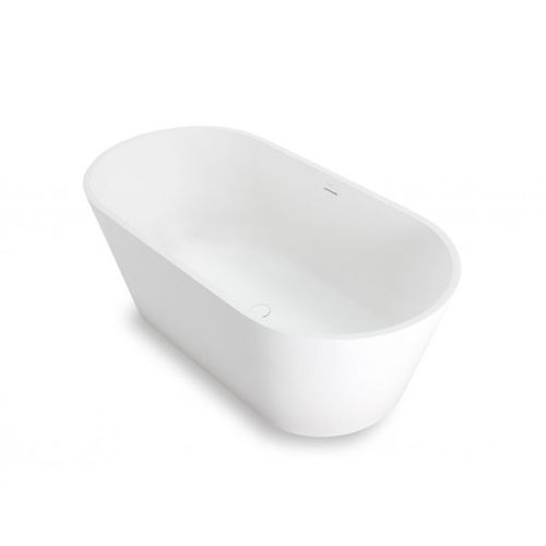 Baignoire ovale - BLOCK - mcbath - Moldcom Composites - à poser / pour habitat / en Solid Surface
