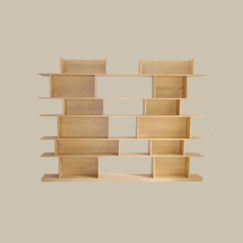Étagère contemporaine - SYMPHONIE - DELORME MEUBLES - en chêne / en bois massif / en bois huilé
