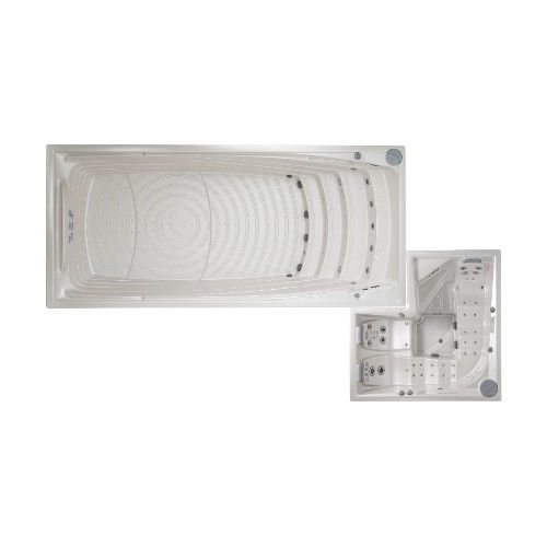 Spa de nage encastrable - CombiiN - USSPA, s.r.o. - rectangulaire / multiplace / d'extérieur