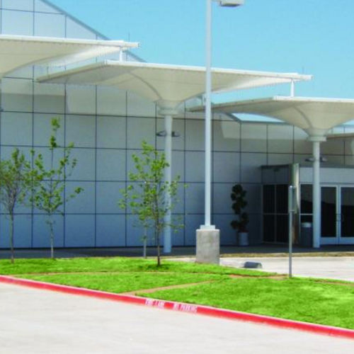 Membrane architecturale en PVC - DALLAS EXECUTIVE AIRPORT - FabriTec Structures - pour structure tendue / pour toit / translucide