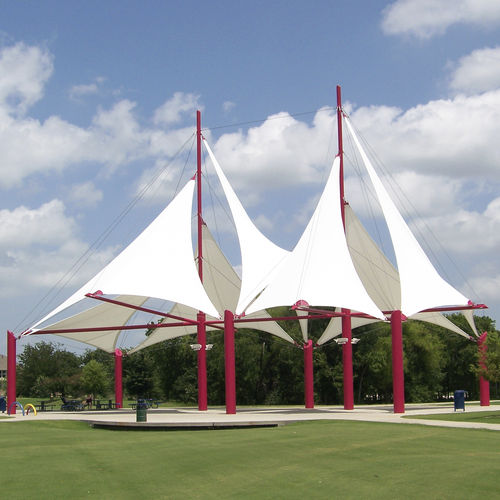 Membrane architecturale en PVC - CELEBRATION PARK - FabriTec Structures - en tissu de verre enduit PVC / pour structure tendue / pour espace public
