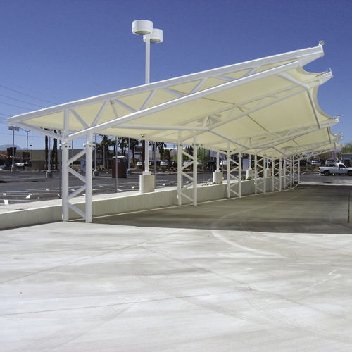 Abri de voiture professionnel - AUTONATION DESERT BMW OF LAS VEGAS - FabriTec Structures - en acier