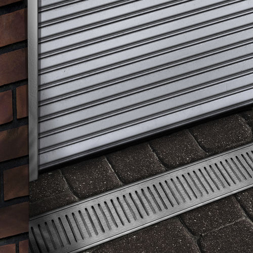 Grille pour caniveau aluminium - SUALRE110 - ALUMACER® - pour espace public / pour piscine / de terrasse