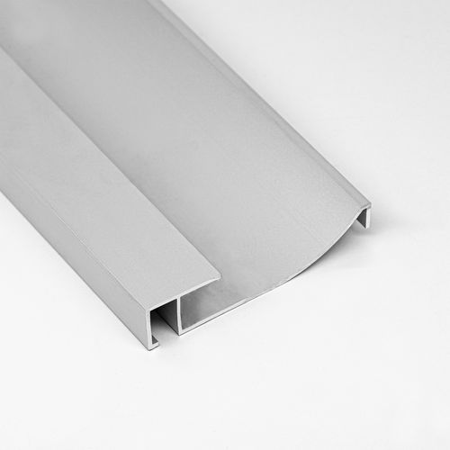 Plinthe noire - 60X13 - ALUMACER® - argentée / en aluminium anodisé / rectangulaire