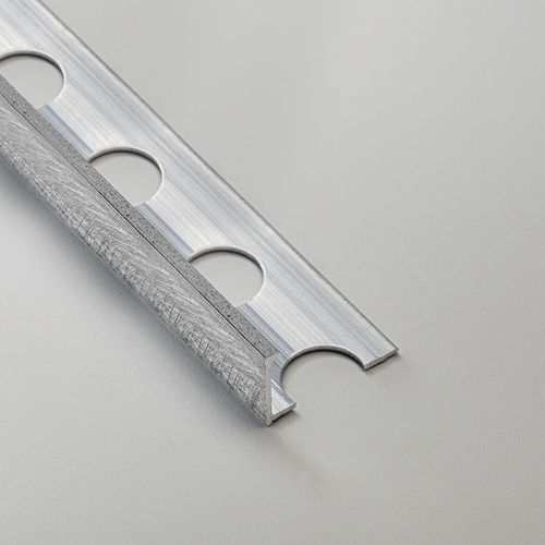 Profilé de finition en aluminium - ORBITAL BRUSHED L12 - ALUMACER® - pour angle extérieur / en L / argenté