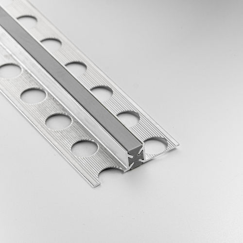 Joint de dilatation en aluminium - 10X10 / 12X12 - ALUMACER® - pour sol / pour carrelage