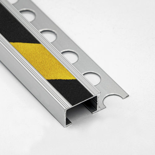 Profilé de finition en aluminium - 14X25 - ALUMACER® - pour marche / d'angle / de section rectangulaire