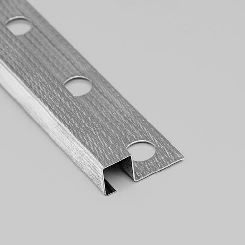 Profilé décoratif en acier inoxydable - 12X12 - ALUMACER® - pour carrelage / pour angle extérieur / d'angle