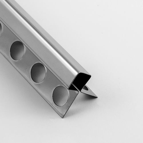 Profilé de finition en acier inox - ALFA 12X12 - ALUMACER® - pour carrelage / pour angle extérieur / pour agencement intérieur