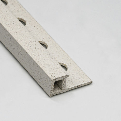 Profilé de finition en PVC - 00LRV series | 12.5X14 - ALUMACER® - pour carrelage / pour angle extérieur / pour agencement intérieur