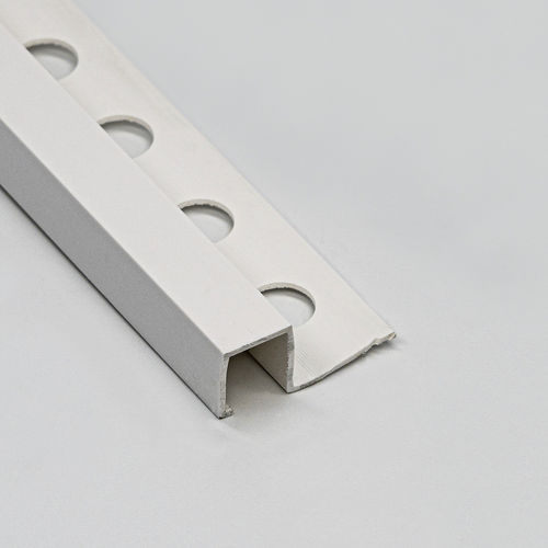Profilé de finition en PVC - R12X12 - ALUMACER® - pour carrelage / pour angle extérieur / pour agencement intérieur