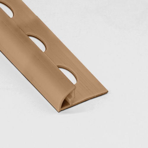 Profilé de finition en PVC - 9.5 / 11.5 - ALUMACER® - pour carrelage / pour angle extérieur / quart-de-rond