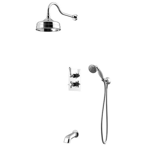 Set de douche encastrable au mur ELITE Bruma classique / avec