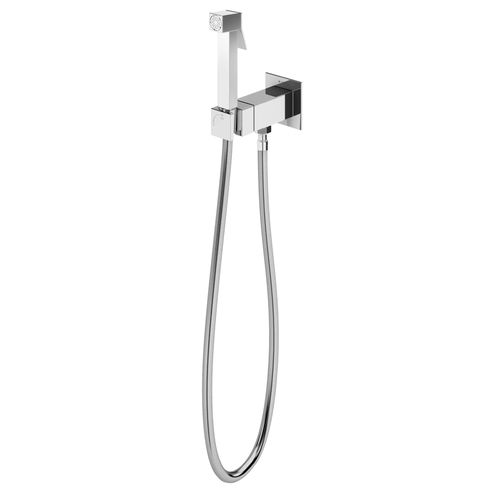 Douchette pour toilette - QUADRA - Bruma - carrée / en laiton / contemporaine