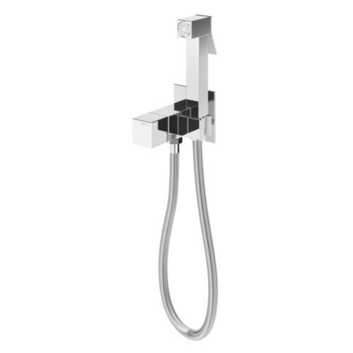 Douchette pour toilette - QUADRA - Bruma - carrée / en laiton / contemporaine