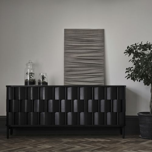 Buffet contemporain - W196-B  - Ringvide - en chêne / en bouleau