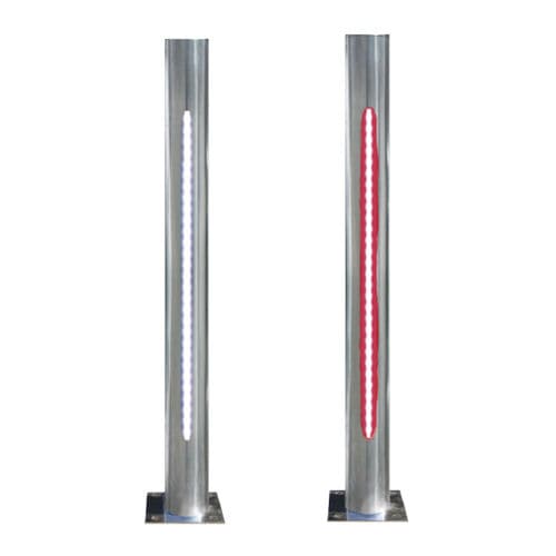 Borne d'éclairage urbaine - INOX LEDS - Ado urban - contemporaine / en acier inoxydable / à LED