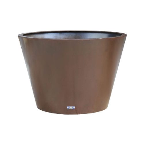 Jardinière en acier COR-TEN® - TEI - Ado urban - ronde / sur mesure / classique