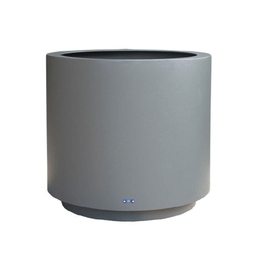 Jardinière en métal - BRAND - Ado urban - en acier inoxydable / ronde / sur mesure