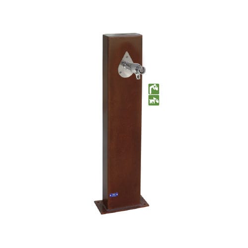 Fontaine à eau d'extérieur - COR - Ado urban - en acier inoxydable / en acier corten / pour espace public