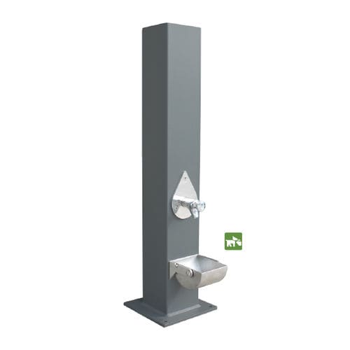 Fontaine à eau pour chiens - PUPPY - Ado urban - d'extérieur / en acier inoxydable / en fer