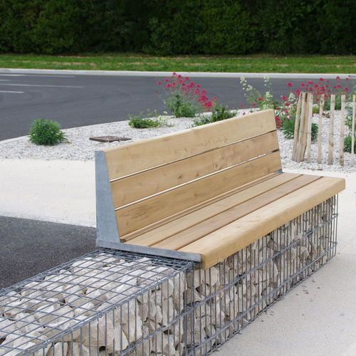 Gabion pour agencement extérieur - MOBILIER EVOL - ID GABION - L'AGENCE URBAINE