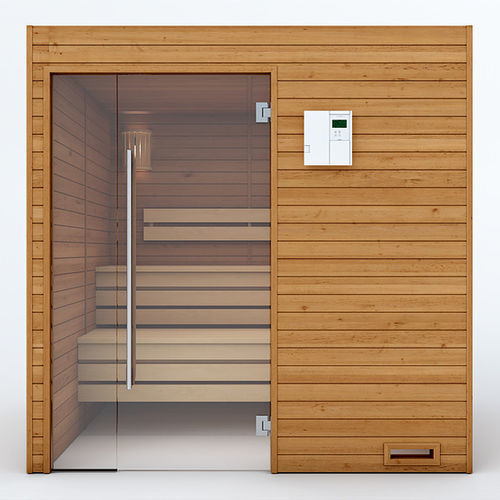 Sauna finlandais - HELSINKI - Alpha Wellness Sensations - résidentiel / en bois / en verre trempé