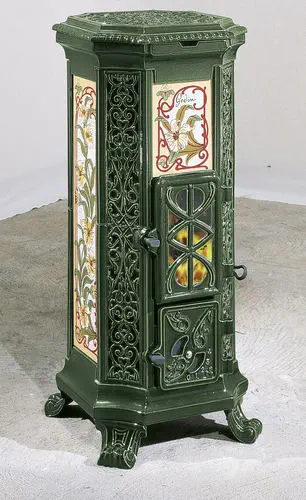POÊLE GODIN BELLE EPOQUE 3736 colonne avant droite très bon