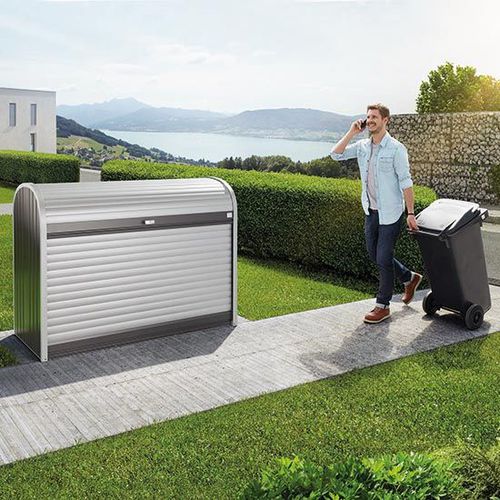 Cache-conteneur résidentiel - StoreMax - Biohort GmbH - en acier galvanisé