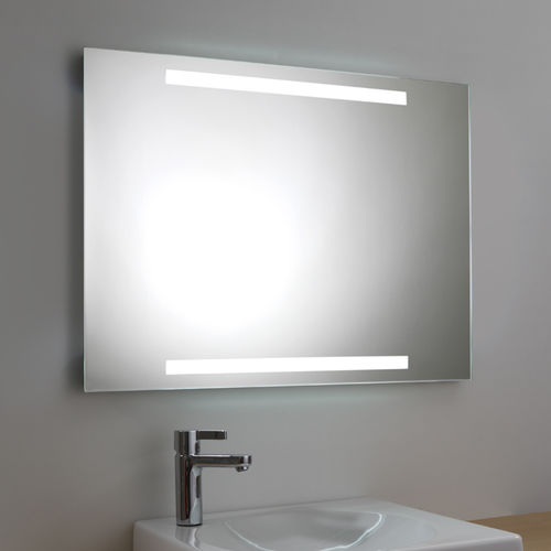 Miroir de salle de bain mural - E-XXX - Uraldi - contemporain / rectangulaire / carré