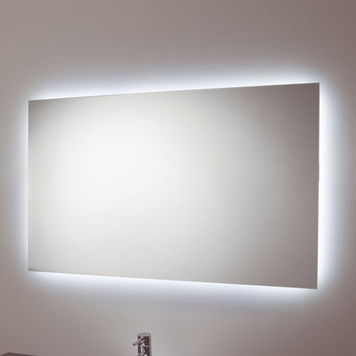 Miroir de salle de bain mural - E76 - Uraldi - contemporain / rectangulaire / carré