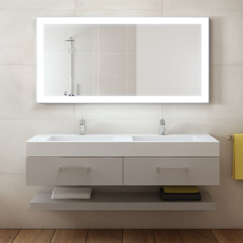 Miroir de salle de bain mural - E79 - Uraldi - contemporain / rectangulaire / carré