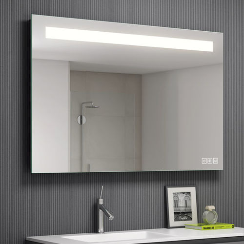 Miroir de salle de bain mural - E17 - Uraldi - contemporain / rectangulaire / carré