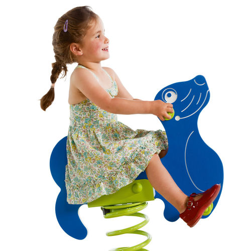 Jeu à ressort en acier galvanisé - GRAPHICS - KBT - en HDPE / animal / monoplace
