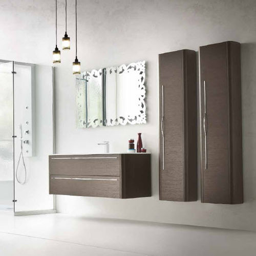 Salle de bain contemporaine - AL04 - IDEAL BAGNI - en chêne