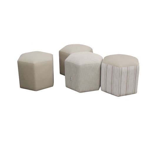 Pouf contemporain - POP'S - DUMAINE SIEGES - en tissu / en mousse / en velours